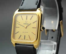 Vintage "N MINT" OMEGA Deville Cal.625 Tank 24mm Manual Men Unisex Watch From JP