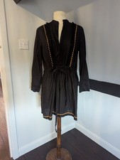 Zara Black Linen Short Boho