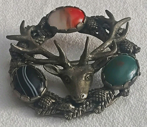 Vintage scottish stag head - vintage,