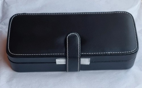Black faux leather jewellery - faux,