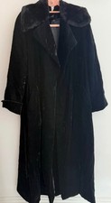 nicole farhi maxi black velvet