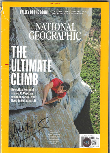 Alex honnold signed - signed, solo