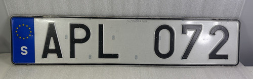 Sweden swedish number license - sweden,