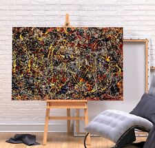 JACKSON POLLOCK 5 - RED YELLOW