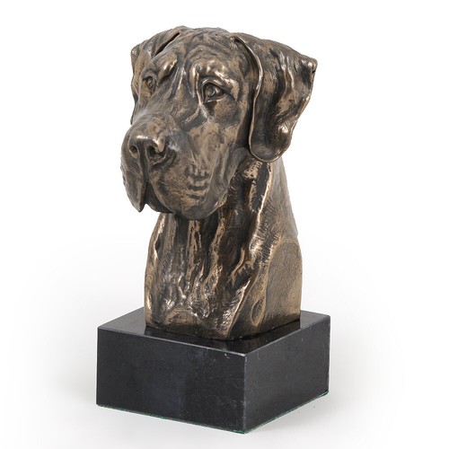 Great dane head stone - dane, art