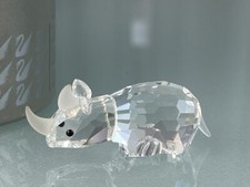 Swarovski Figurine 151521 Rhinoceros 6,3 CM + Boxed + Certificate+ Top Conditino