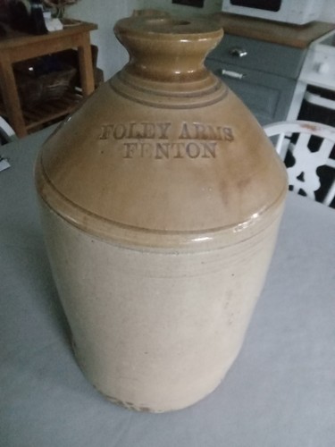 Stoneware flagon brewers - stoneware,