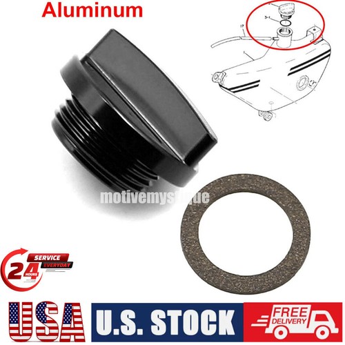 Aluminum oil tank cap - aluminum,