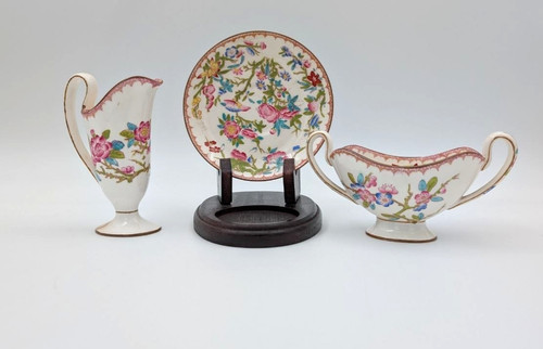 Miniature tea set mintons - miniature,