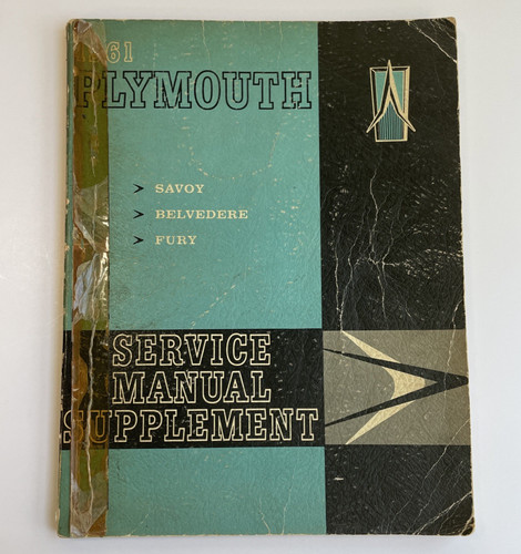 1961 plymouth service manual - 1961,