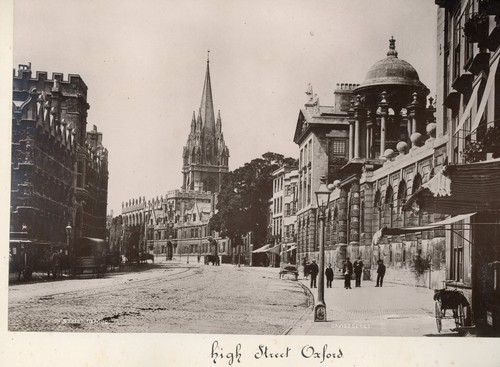 Albumen photo high street - photo,