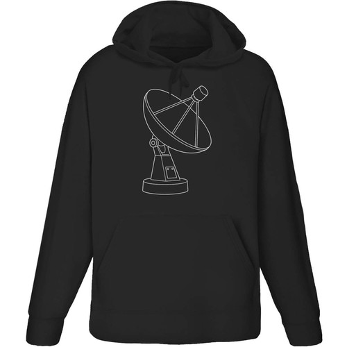 Satellite dish adult hoodie - dish',