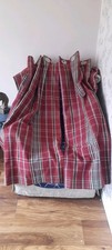 Tartan Dunelm Curtains 46"W X