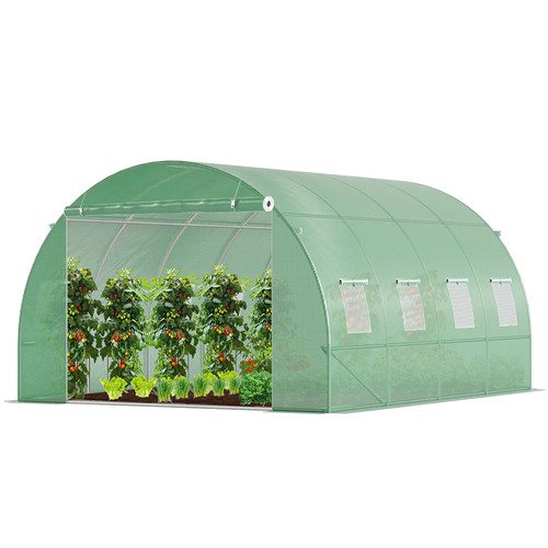 Vounot polytunnel greenhouse - polytunnel,