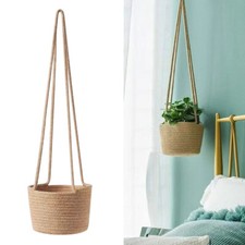 Hanging plant pot - hanging, rope