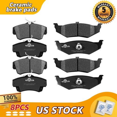 Front rear ceramic brake pads - rear,