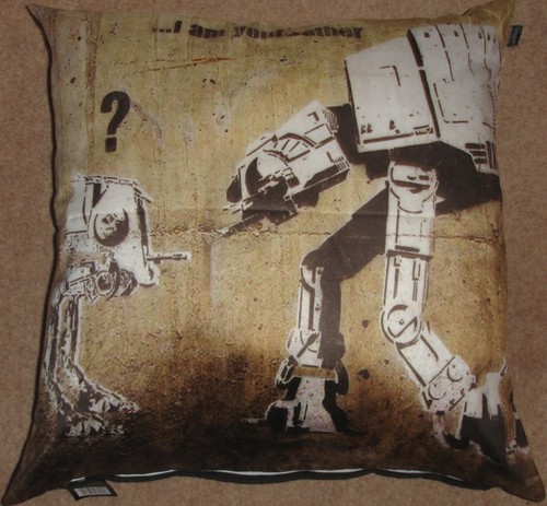 Banksy x24 cushion cover - 24"x24",
