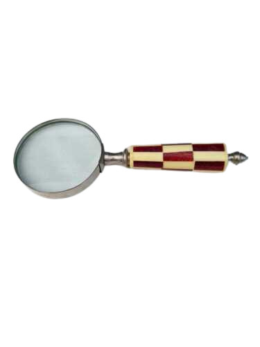 Magnifying glass dia red - 3",