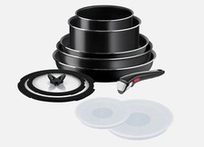Ingenio Easy+ Non-Induction L1539042 10-Piece Pan Set – Black