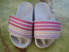 girls pink sliders - UK9 - by