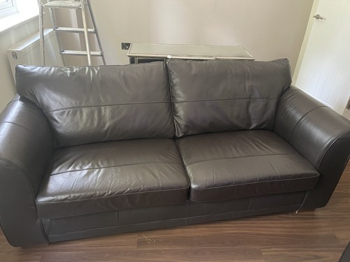 Leather sofas smaller and - smaller,