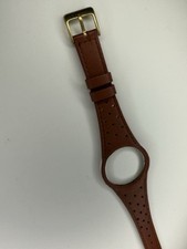 Omega dynamic leather strap