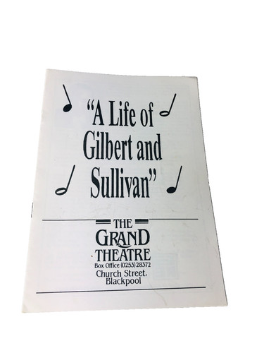 Theatre programme life - programme,