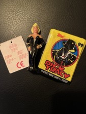 Madonna Breathless Mahoney 4”Miniature  Figure With Tag + Dick Tracy Movie Cards
