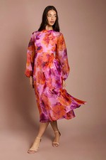 Coast Pink Fit & Flare Dress