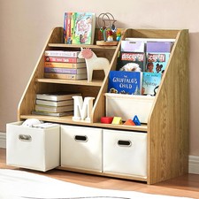 Marcytop Wooden Kids Bookshelf
