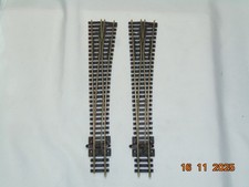 Peco SL-E388 large radius right hand, electrofrog, code 80 points x 2. N gauge