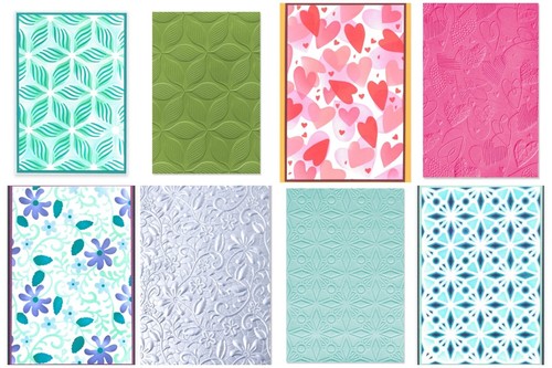 Sizzix embossing folders - folders, +