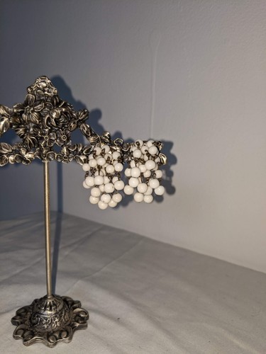 Vintage 60s 70s white beaded - 60s/70s,
