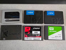 Job Lot of 6x - 2.5" SATA SSD's - 120GB, 240GB, 480GB, 500GB (Various Makes)