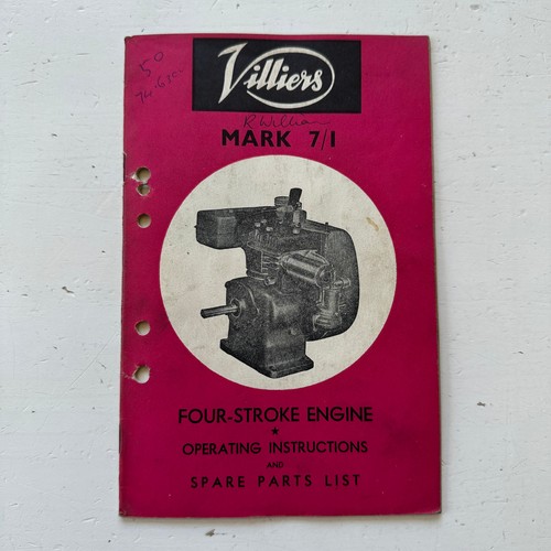 Villiers mark four stroke - 7/1, four-stroke