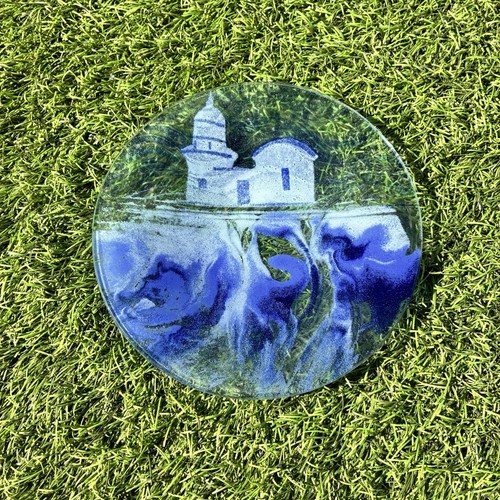 Rosie handmade fused art - b.,