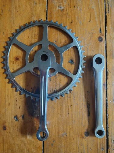 Vintage bicycle crankset - bicycle, 48