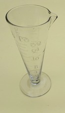 Chemist Measuring Glass Vintage