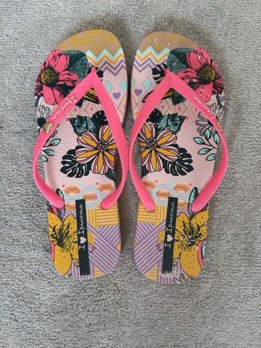 Pink ipanema flip flops - pink, size