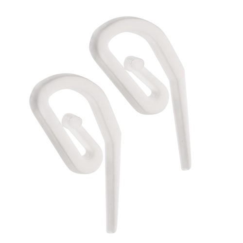 White plastic curtain - white,