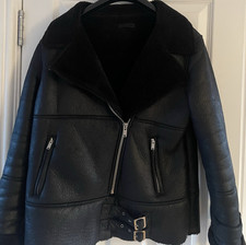 Missguided Black Faux Leather