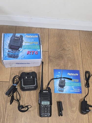 Retevis rt6 dual band - dual, fm