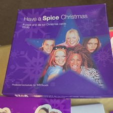 Spice Girls Christmas Cards Set Of 4  With Envelopes
