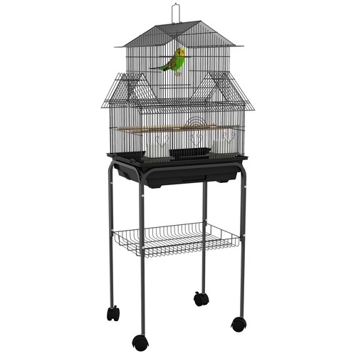 Metal bird cage - metal, w/