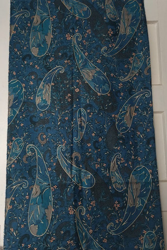 Single curtain panel paisley - curtain,