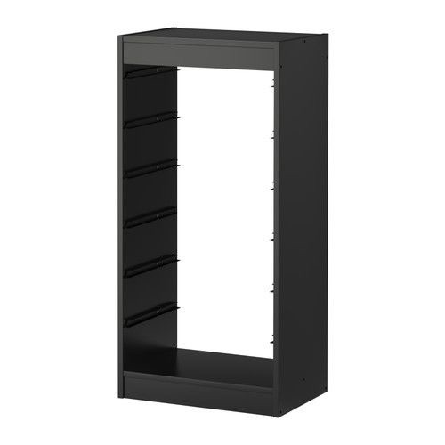 Ikea trofast black storage - black,