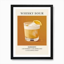 Whiskey Sour 1 Art Print