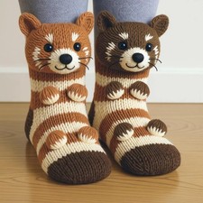 Cute 3D Animals Socks Knitted