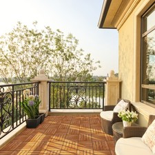 1 Box (27 tiles) Wood Decking