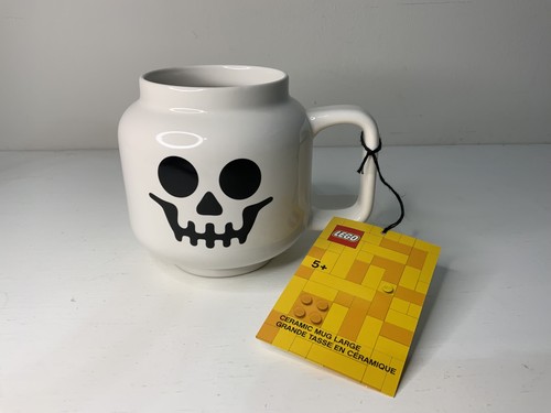 Lego skeleton head skull mug - skeleton,